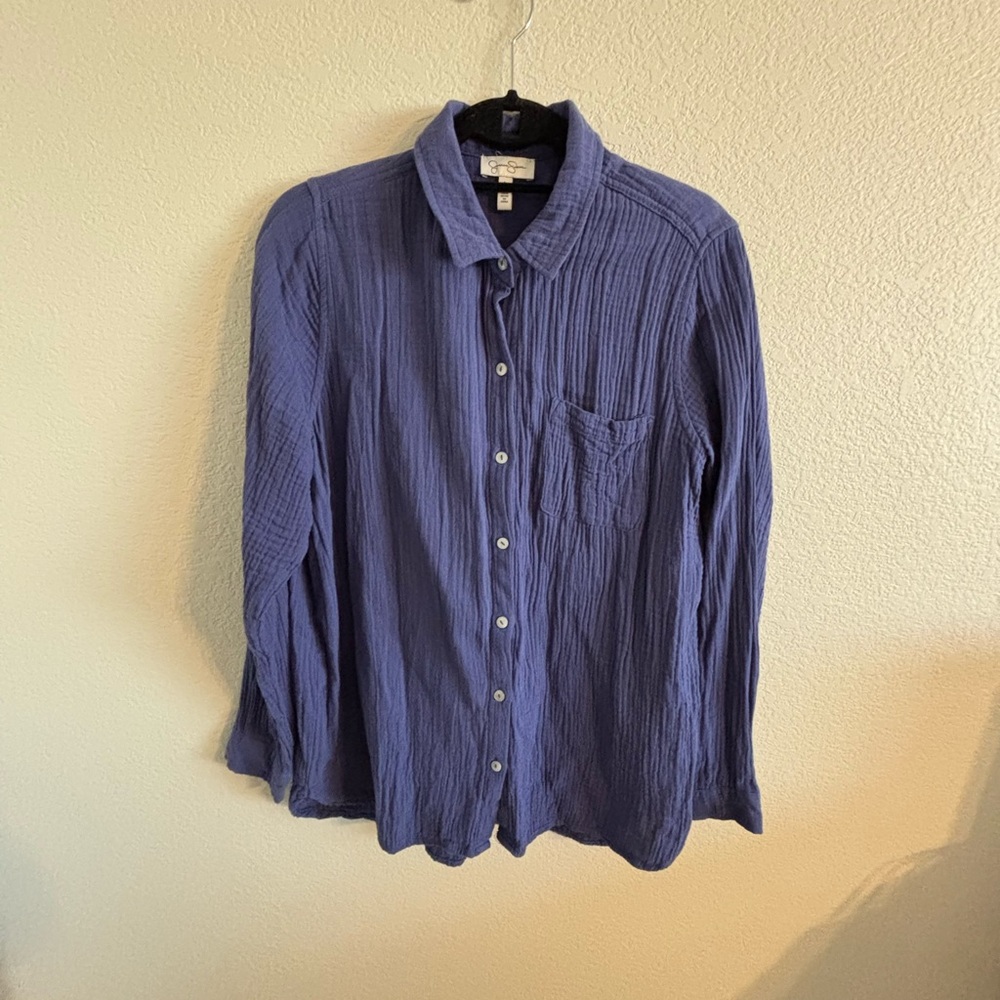 Jessica Simpson cotton gauze lounge set - Picture 2 of 7